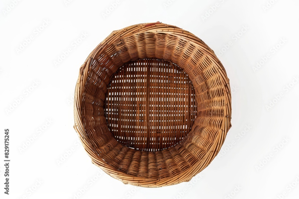 Fototapeta premium Bird s eye view of rattan chair