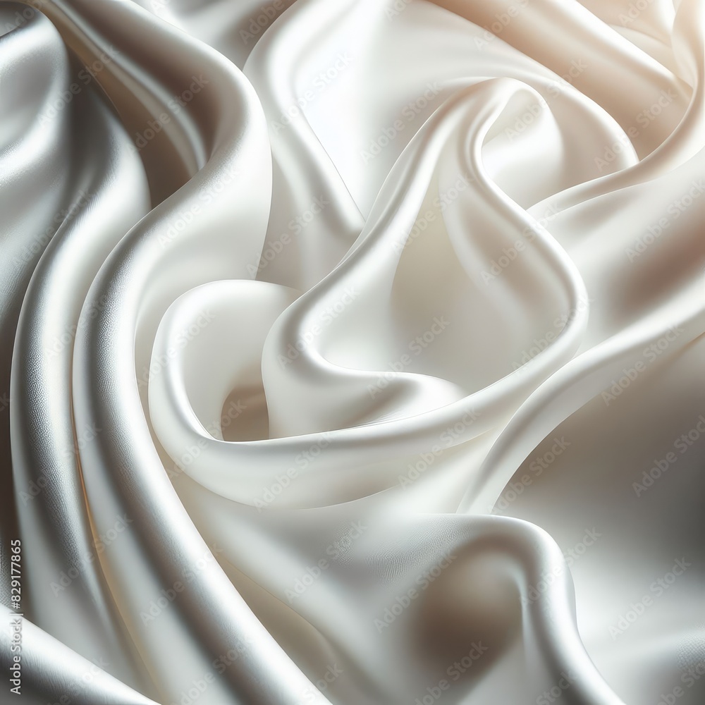 White fabric silk textured background White fabric silk textured background