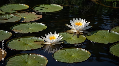 white water lily