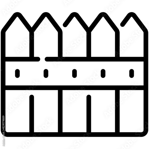fence line icon