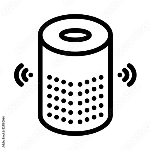 Smart speaker icon. Part of smart home icons
