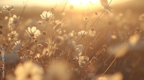 White flower background. 