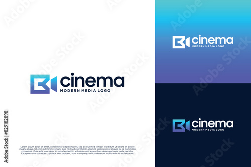 Letter C video logo design innovation