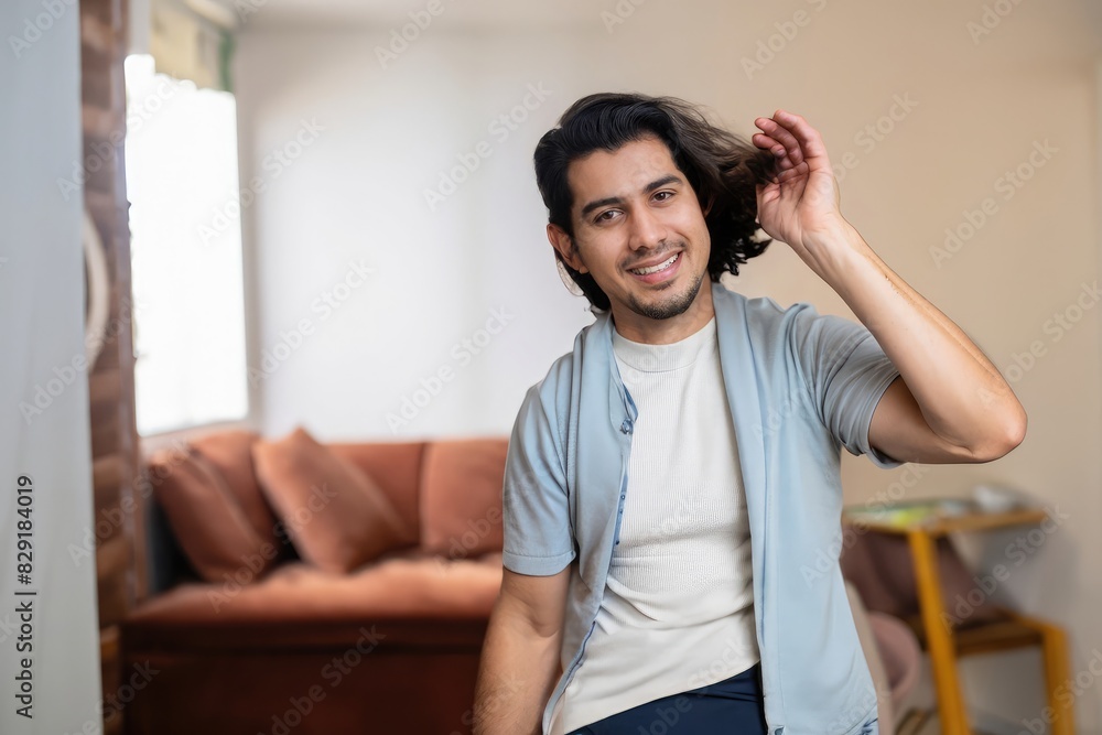 young man smiling, portrait of a guy, happy boy young man smiling, portrait of a guy, happy boy