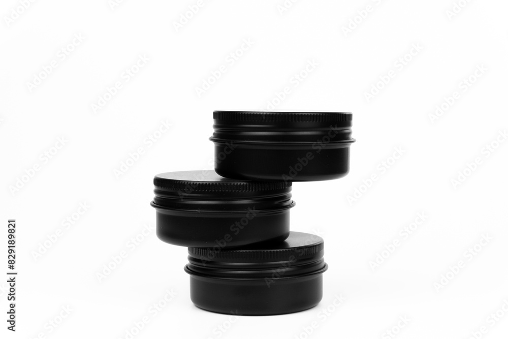 Pomade Container Mock-up with White Background