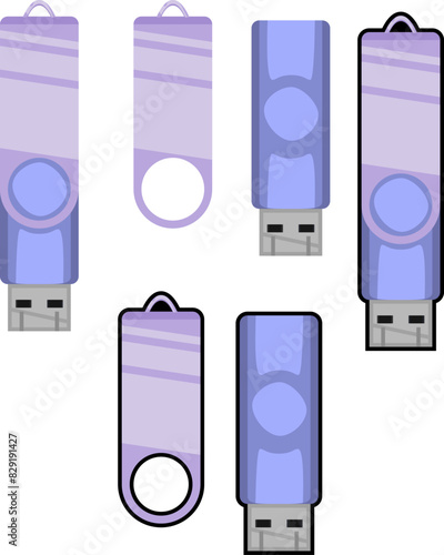 purple pen drive usb