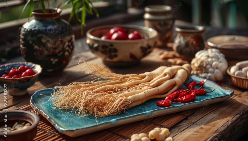 Image of red ginseng Image of red ginseng