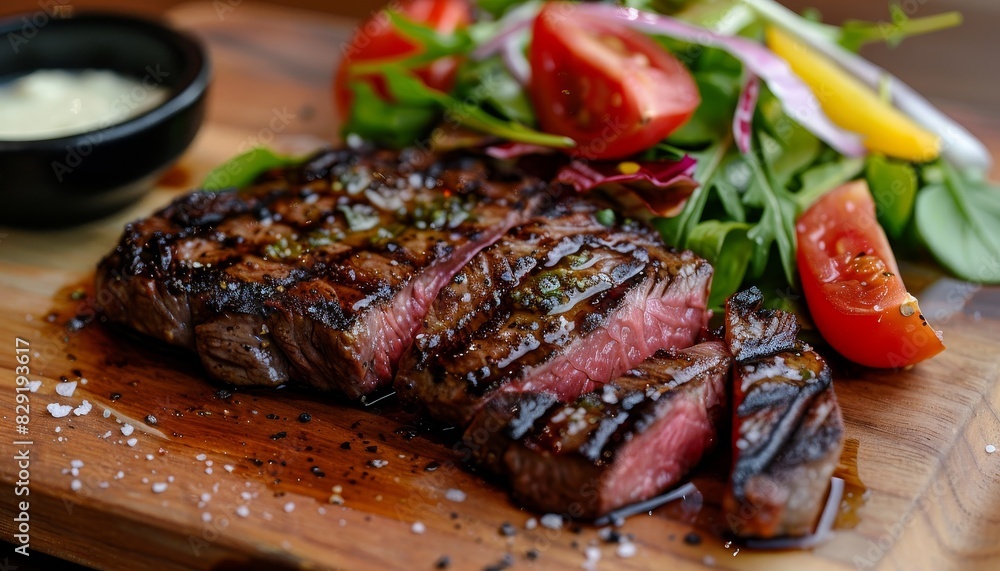 Italian Salad served with Wagyu Point Steak Italian Salad served with Wagyu Point Steak