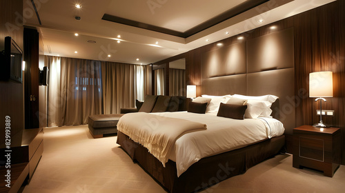 stylish bedroom interior