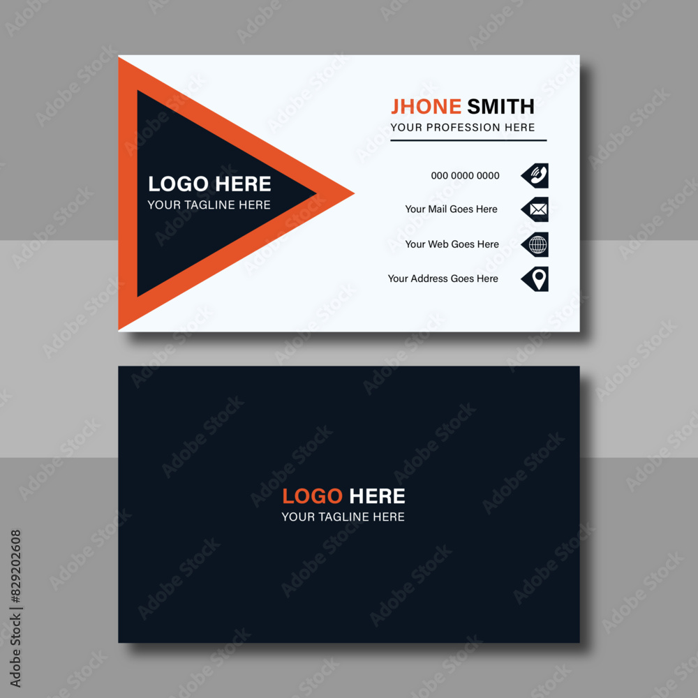 Modern business card design Modern business card design