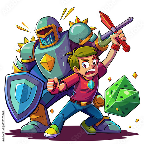meme section with protectors and attackers