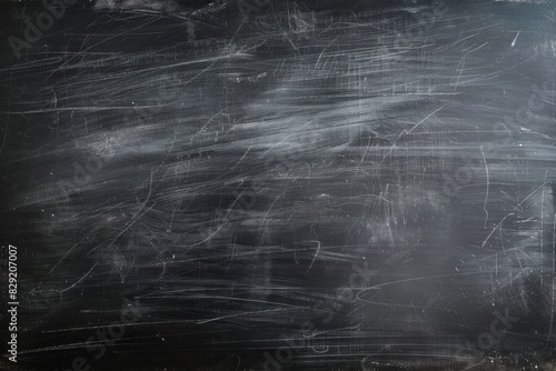 A black and white photo of a chalkboard with a lot of writing on it.