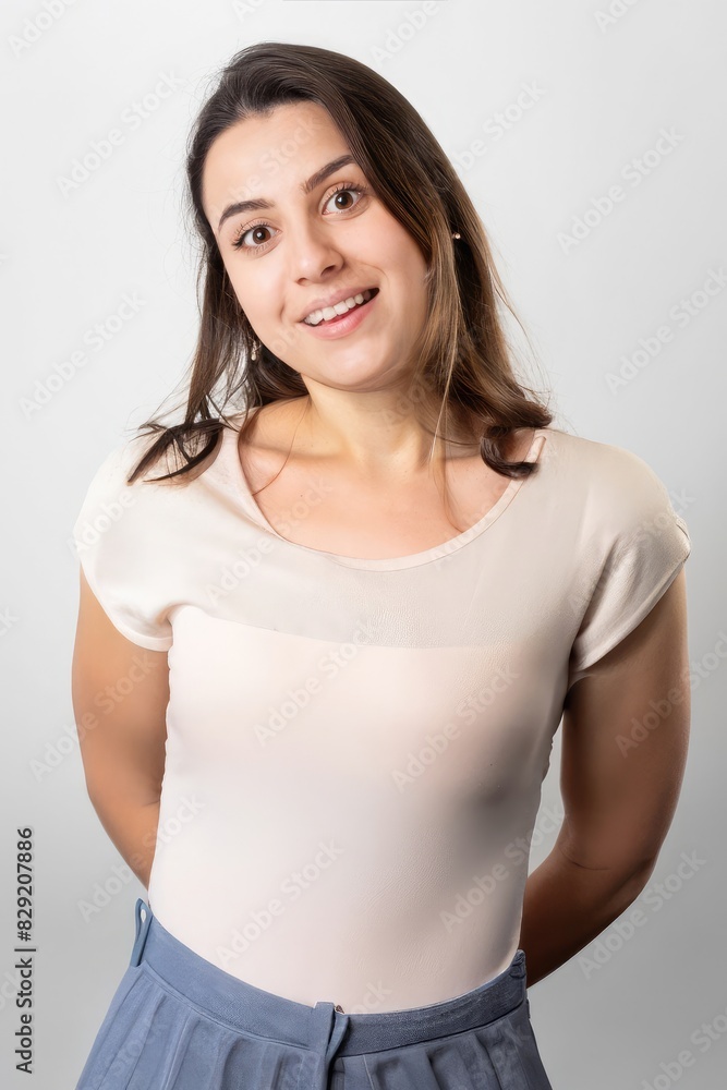 portrait of a woman, funny expression, happy girl, female closeup portrait of a woman, funny expression, happy girl, female closeup