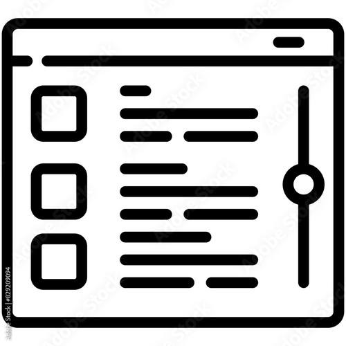 list line icon