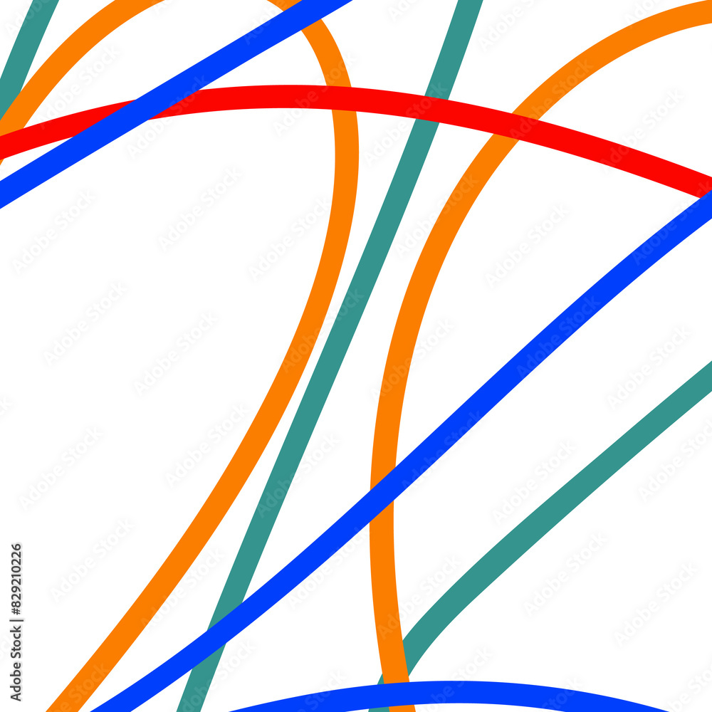 Green blue orange lines backdrop Green blue orange lines backdrop