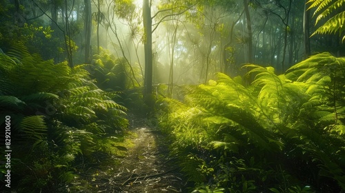 A beautiful photograph of nature taken in the heart of the forest