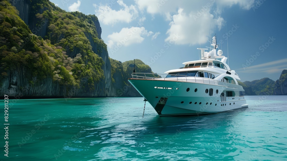 Private Yachts: Embark on a voyage aboard a private yacht, sailing through crystal-clear waters and enjoying the ultimate in luxury travel.