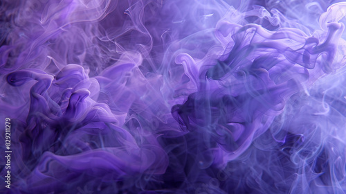 Lavender smoke swirling in captivating patterns  perfect for digital visuals.