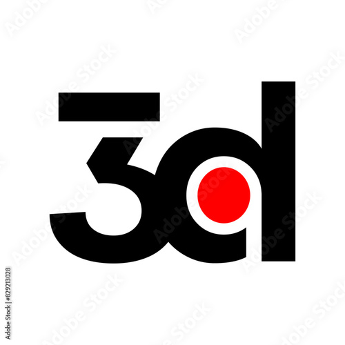 3d brand monogram