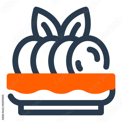 Classic French Ratatouille Dish Vector Icon Illustration