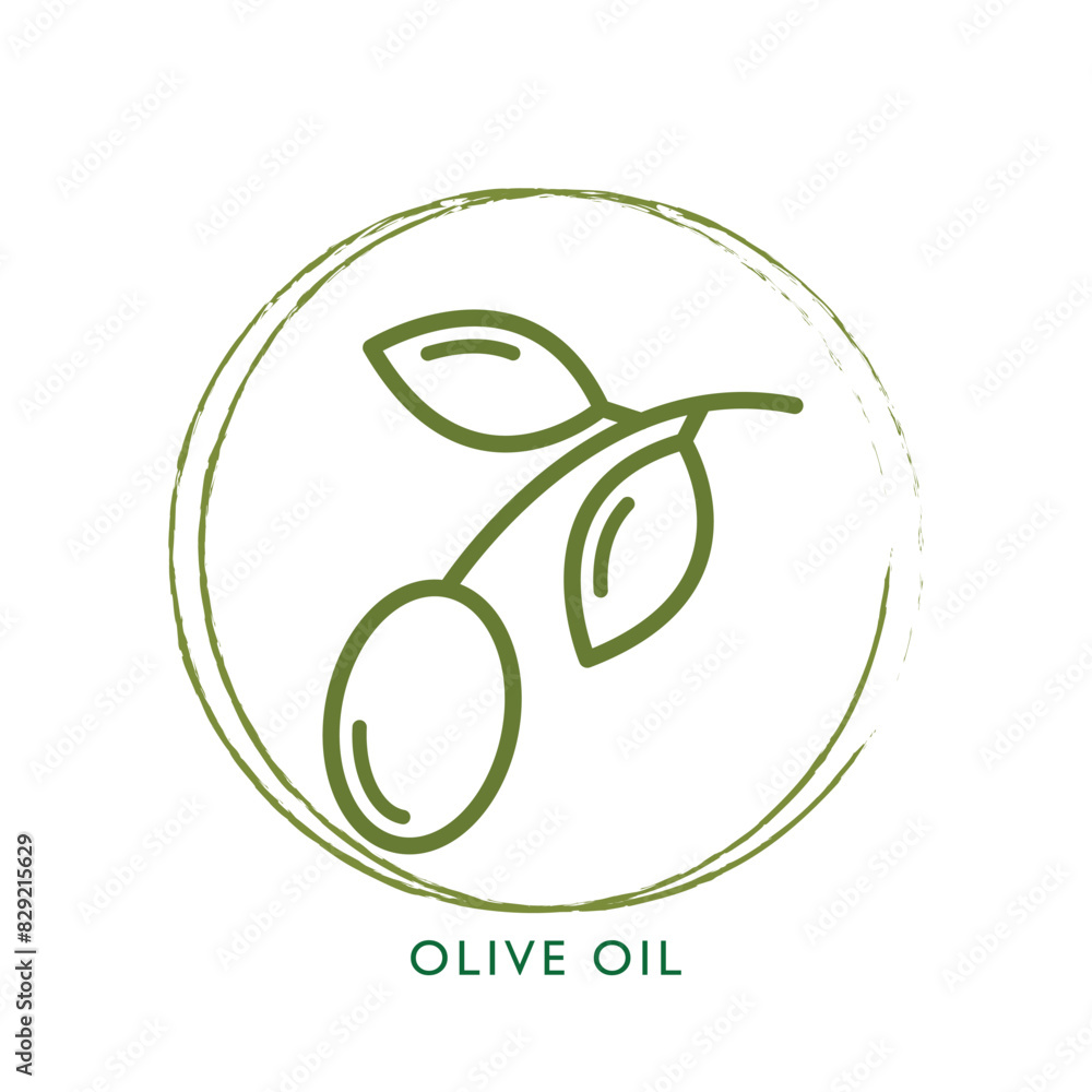 Olive oil icon logo design template flat style illustration Olive oil icon logo design template flat style illustration