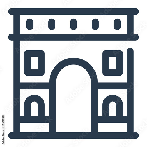 Triumphal Arch in Paris France