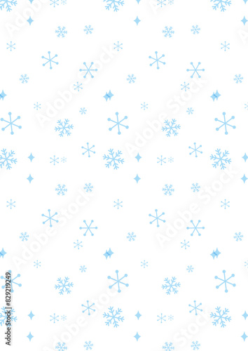 雪の結晶の背景_縦