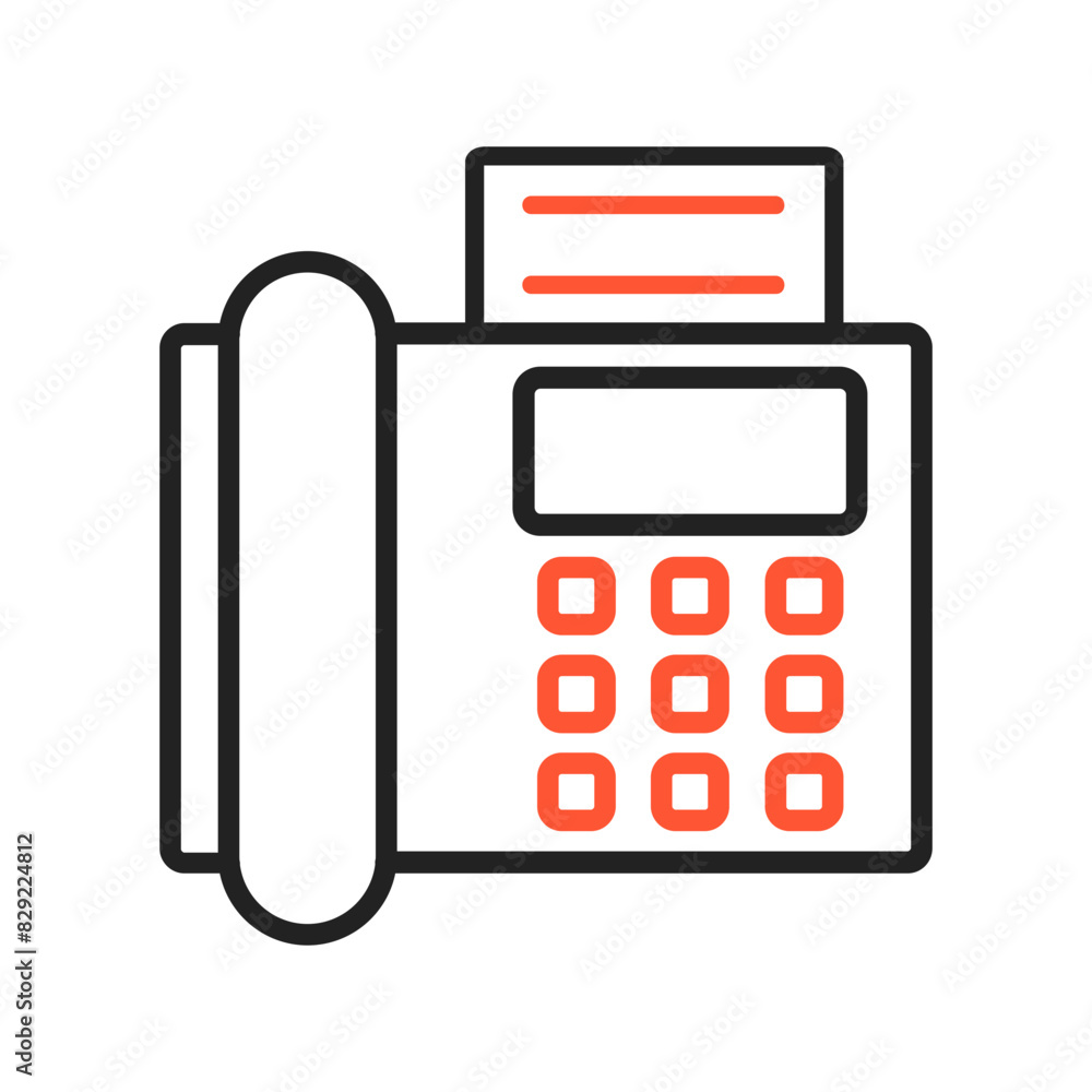 Fax Vector Icon