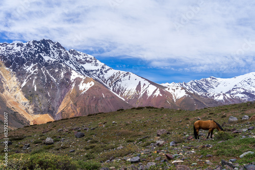 Baños Morales, San José de Maipo, Región Metropolitana, Chile. photo