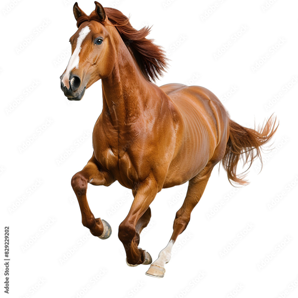 horse isolated on white background horse isolated on white background