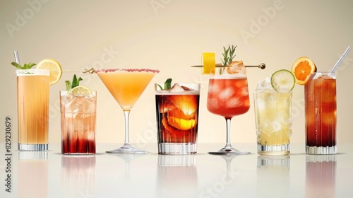 cocktail on the table