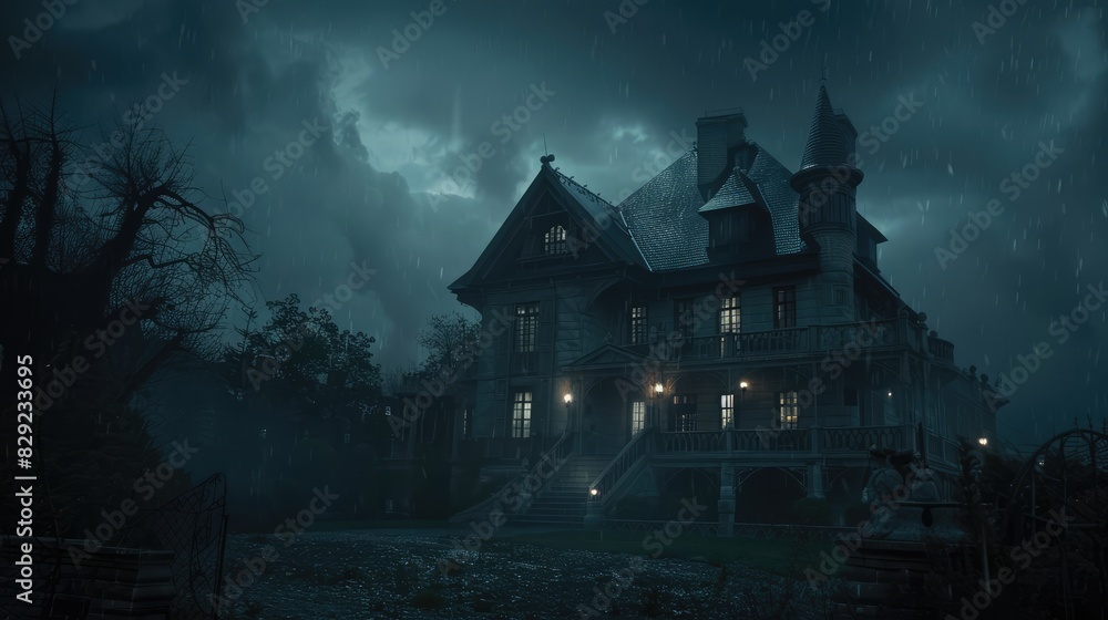 castle in the night castle in the night