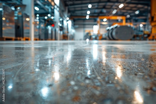 Focus on epoxy floor in Japanese factory construction polishing concrete