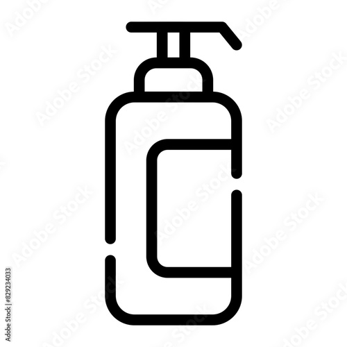 face cleanser Line Icon