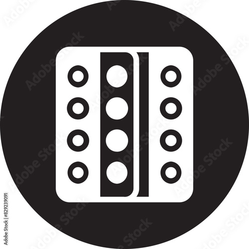 drug glyph icon