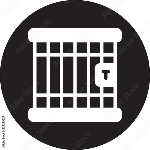 prison glyph icon