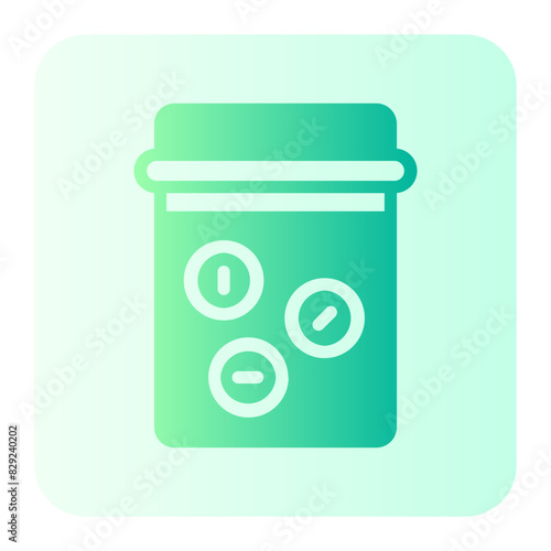 narcotics gradient icon