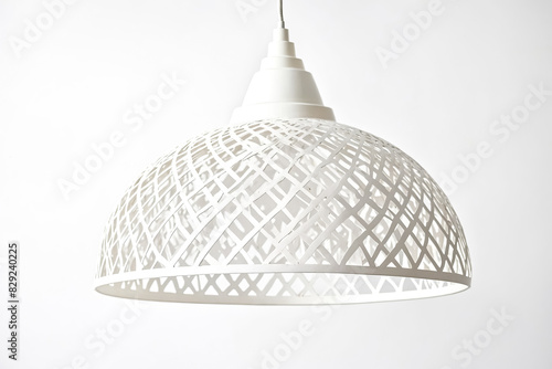 White Ceiling Light Fixture photo