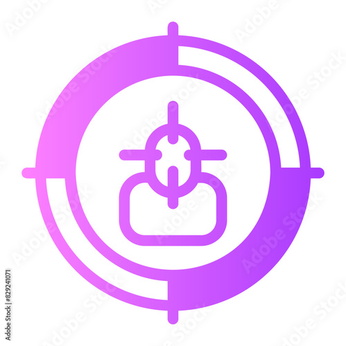 murder gradient icon