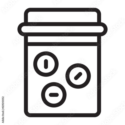 narcotics line icon