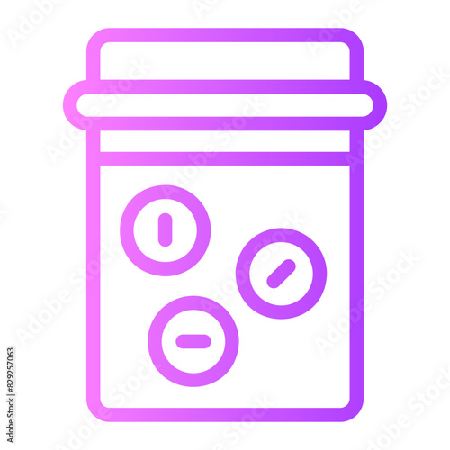 narcotics gradient icon