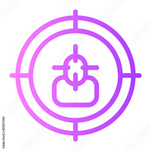 murder gradient icon