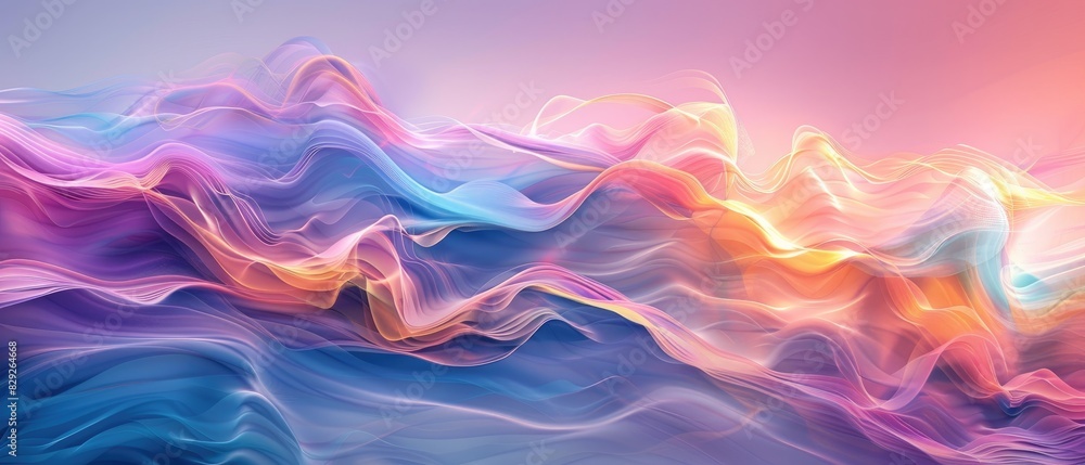 Fototapeta premium The image is a colorful abstract background.