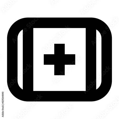 medical kit line medical icon