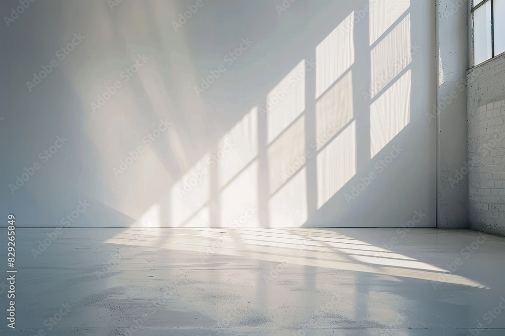 Obraz premium Modern studio with bright background