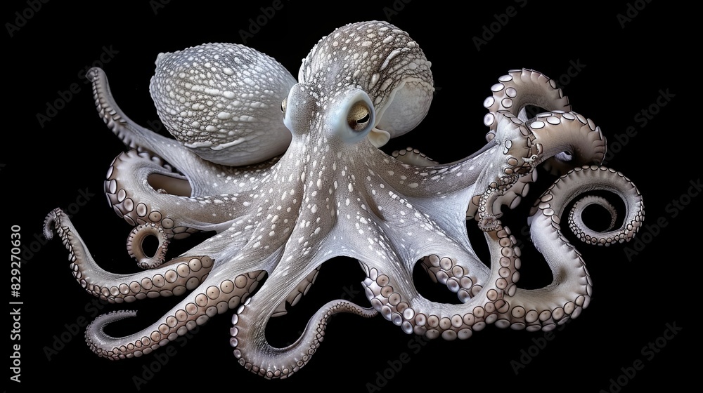 Obraz premium Common octopus (Octopus vulgaris). Wildlife animal
