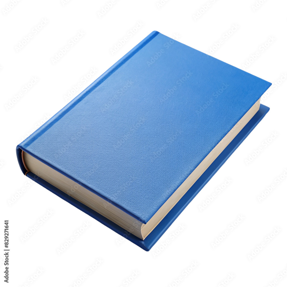 A blue book on transparent background A blue book on transparent background