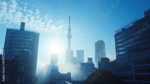 Morning Tokyo - Beautiful City Landscape on Japan 