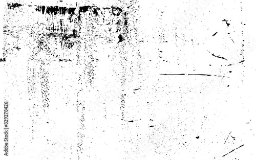 Black grainy texture isolated on white background. Distress overlay textured. Grunge design elements. Grunge white and black wall background. Vector illustration.