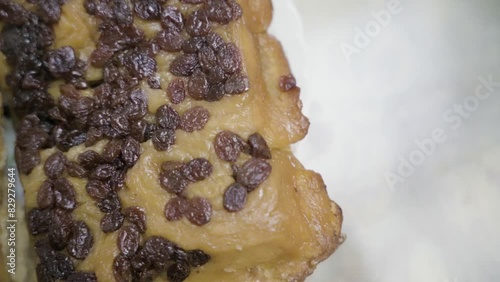 Sticky Buns Pan right Extreme Close up Shamong New Jersey 4k